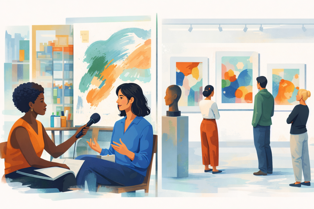 What Artist Interviews Preserve that Exhibitions Dont - Timestamp