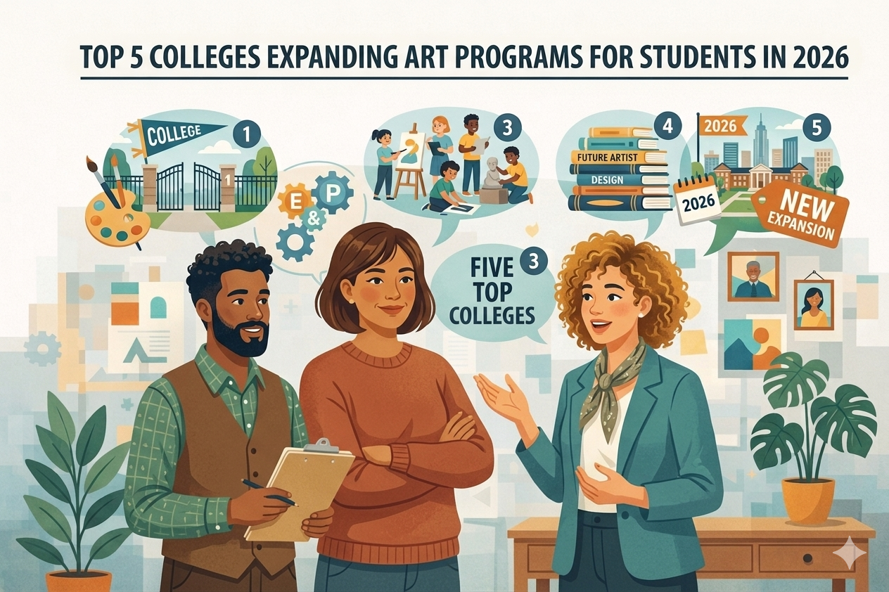 Top 5 Colleges Expanding Art Programs for Students in 2026